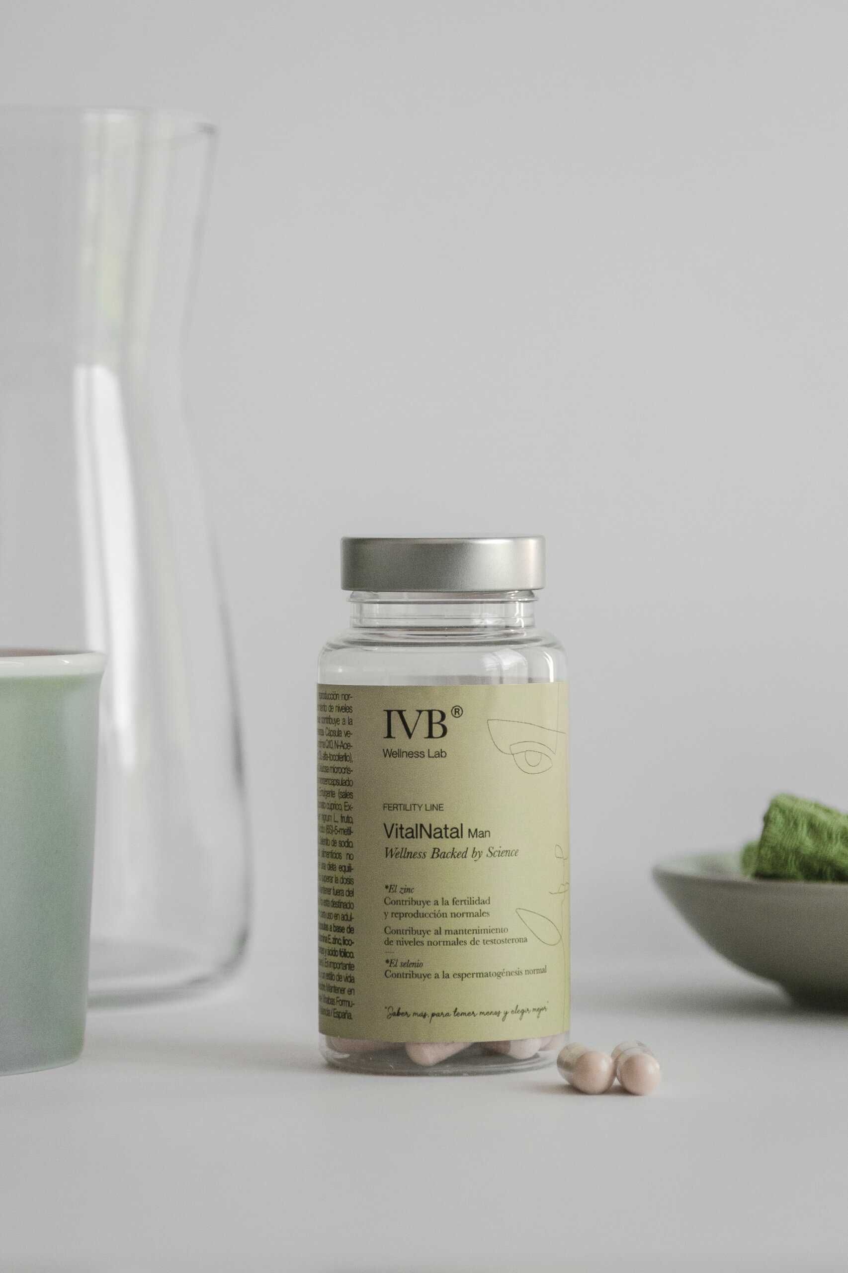 VITAL NATAL MAN 60 CAPSULAS IVB WELLNESS LAB - Imagen 2