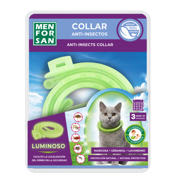 Collar anti-insectos menforsan gatos