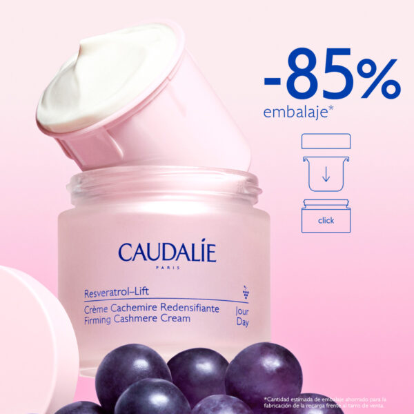 Recarga Crema Día Cachemir Redensificante Resveratrol Caudalie