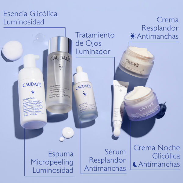 Vinoperfect Sérum Resplandor Antimanchas Caudalie + Vinosun 50+ Protección Solar REGALO