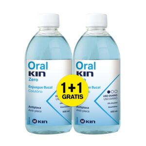 Oralkin zero enjuague 500ml 2x1