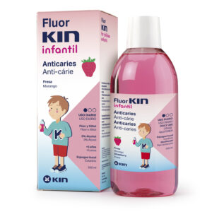 Fluorkin infantil enjuague bucal fresa 500 ml