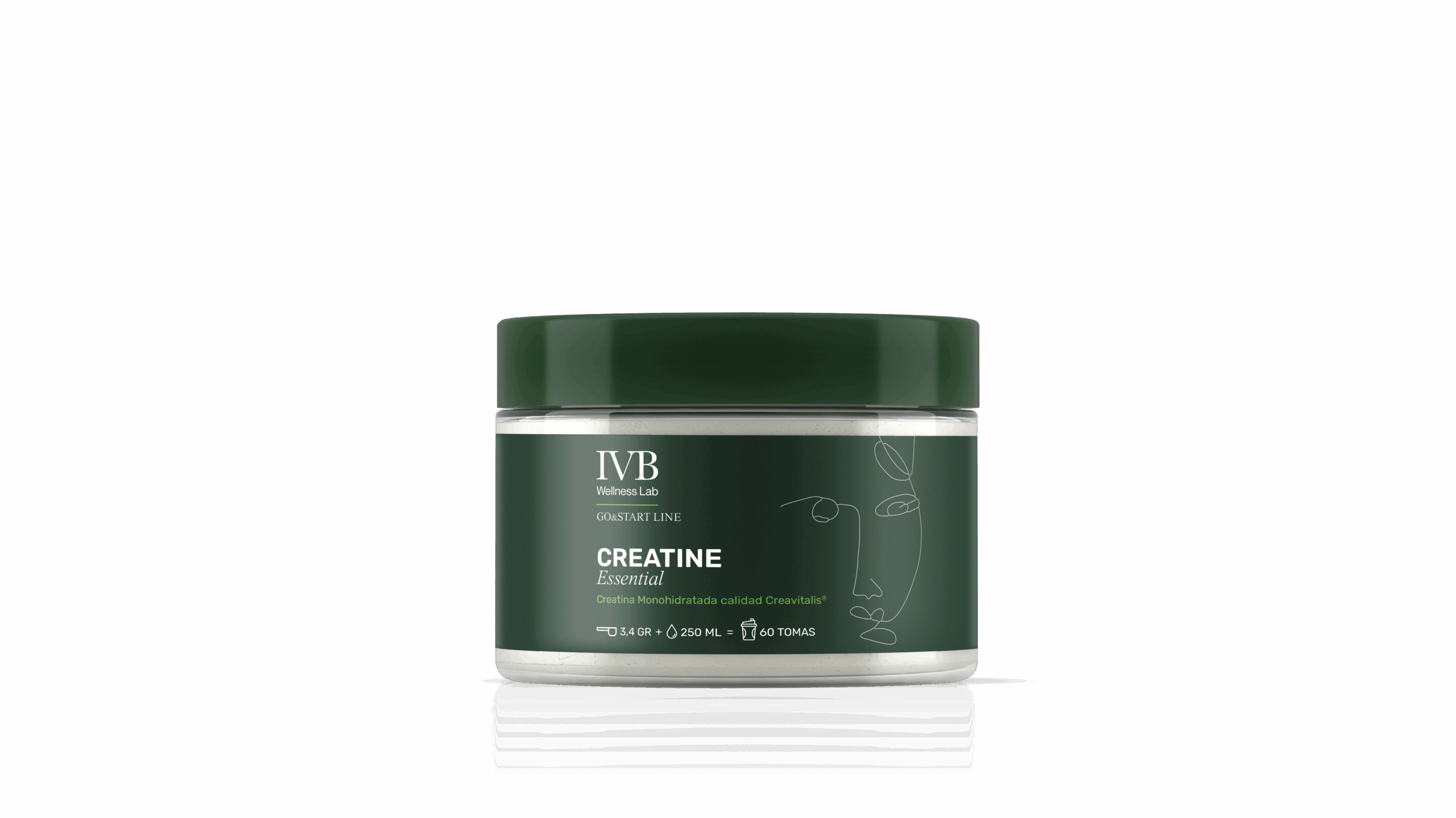 CREATINA ESSENTIAL 60 TOMAS IVB WELLNESS LAB