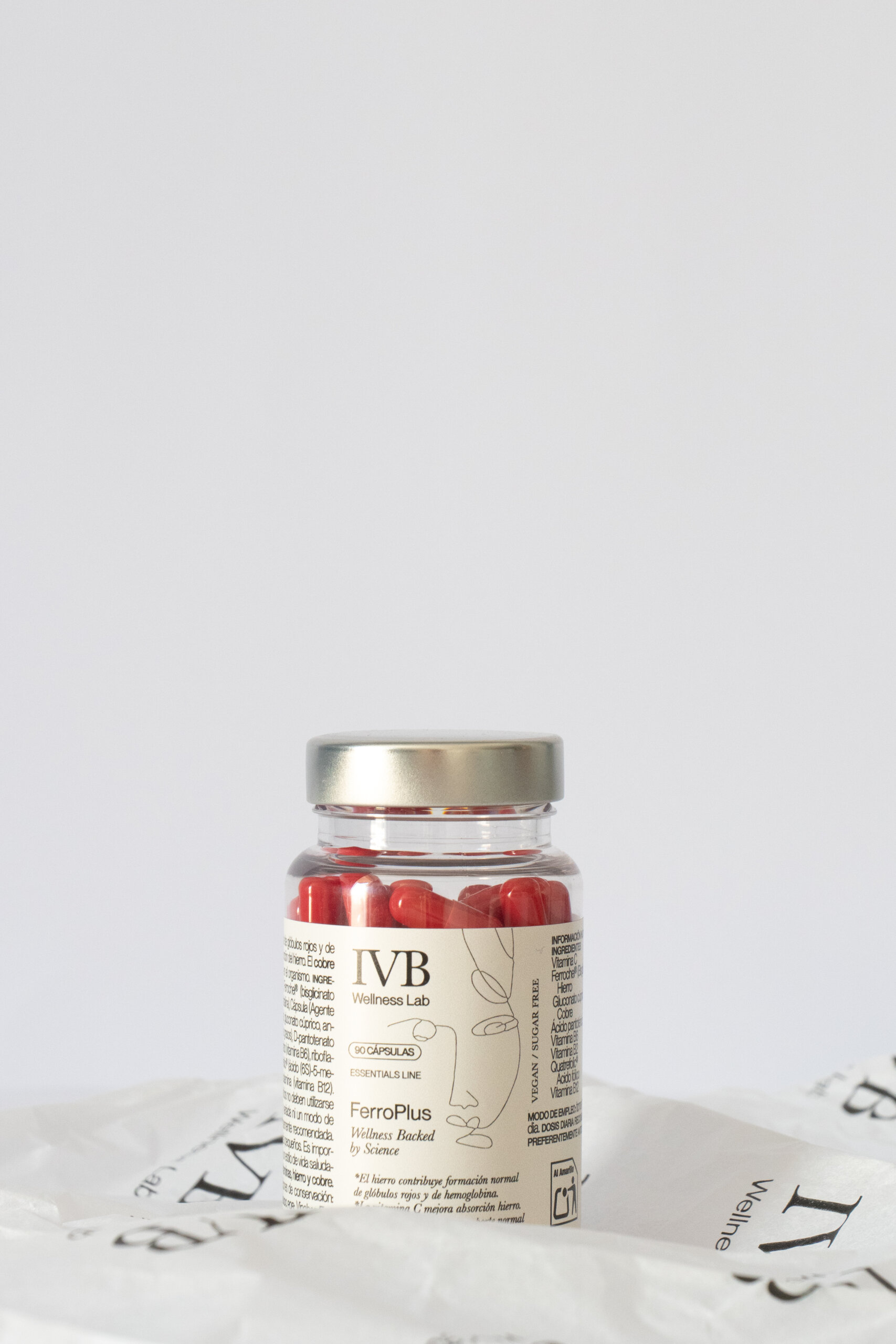 FERRO PLUS 90 CAPS IVB WELLNESS LAB - Imagen 2