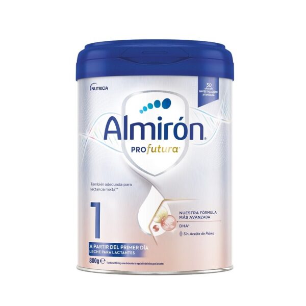 Almirón profutura 1 leche de inicio en polvo a partir del primer día  800g
