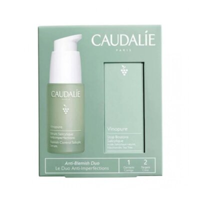 Cofre Vinopure Sérum salicílico anti-imperfecciones + STOP Granos Salicílico REGALO Caudalie