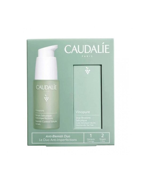 Cofre Vinopure Sérum salicílico anti-imperfecciones + STOP Granos Salicílico REGALO Caudalie