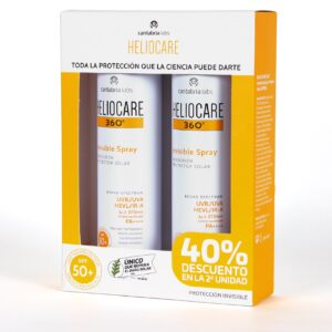 PACK HELIOCARE 360 INVISIBLE SPRAY 200 + 200 ML