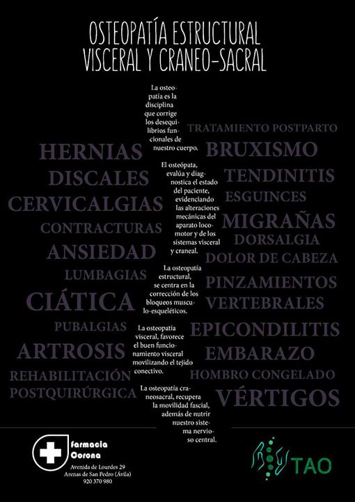 Farmacia Corona Servicio de Osteopatia Estructural