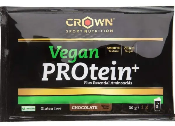 vegan-protein-chocolate-30g Vegan PROtein chocolate sobre 30g CROWN